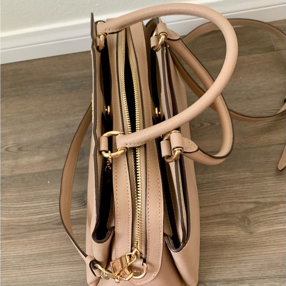 Coach Handbag Lily Carriall Cross Gray Shoulder Bag - Picture 8 of 10